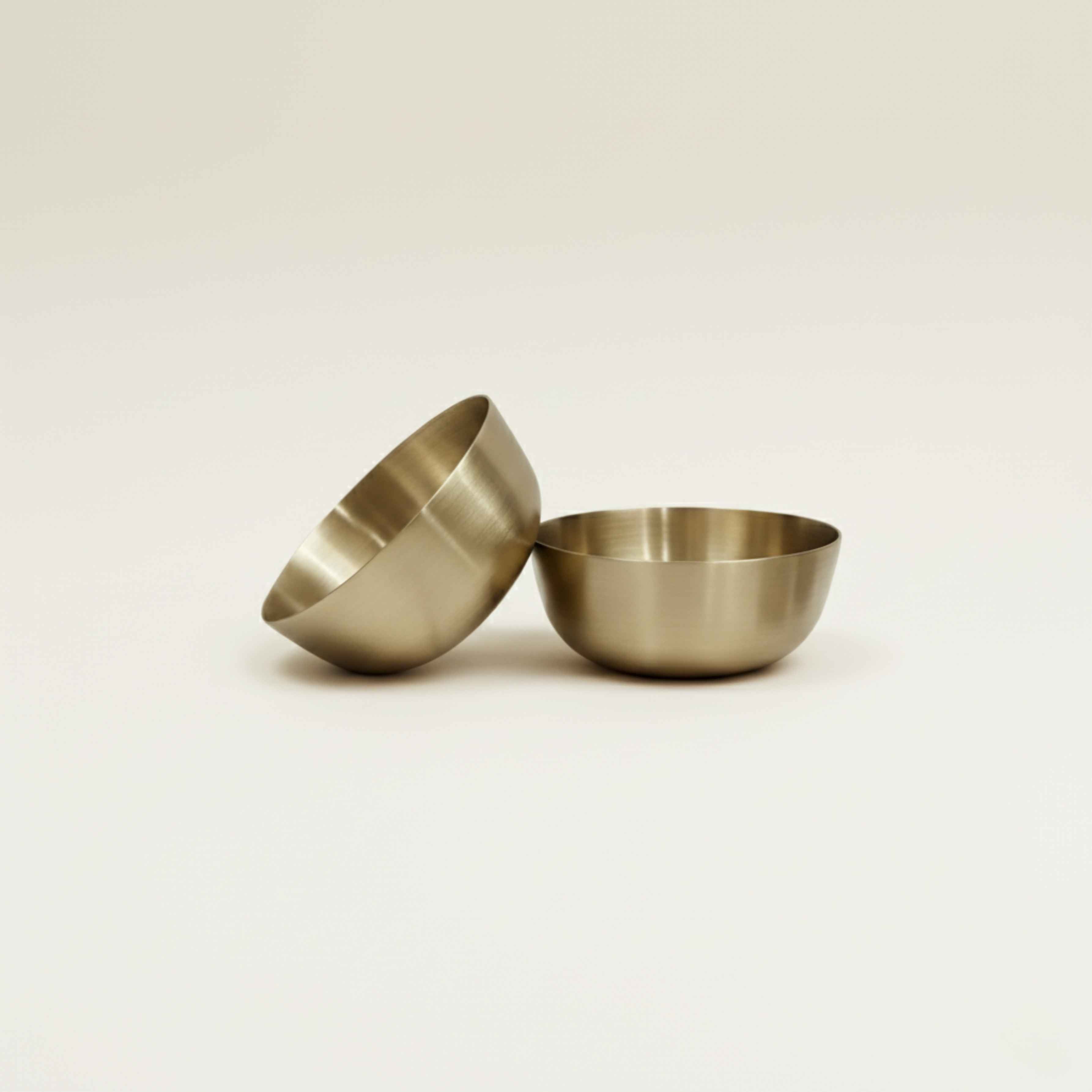 PURE TIN BRONZE (KANSA) BOMBAY Bowl 5'' (Set of 2)