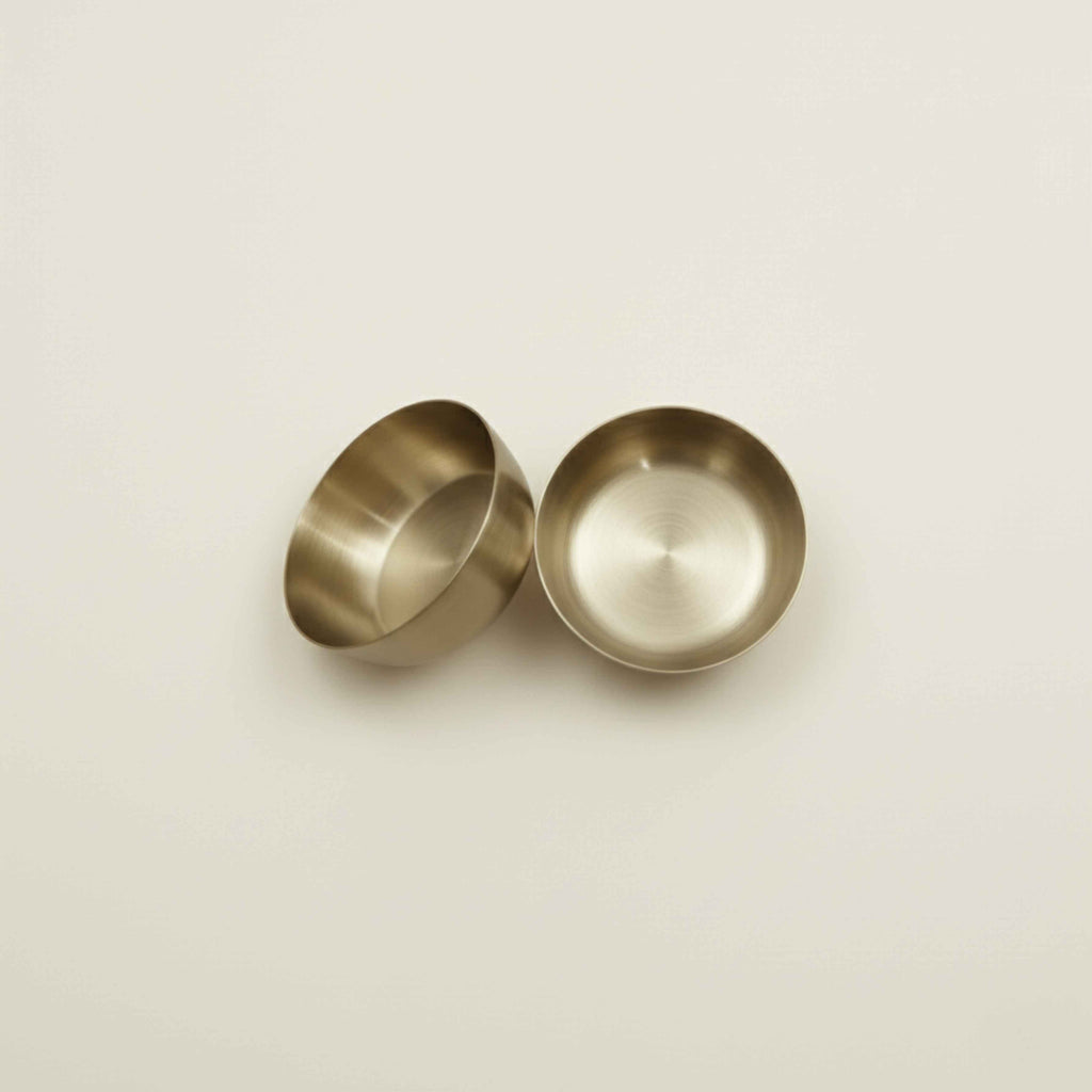 PURE TIN BRONZE (KANSA) BOMBAY Bowl 5'' (Set of 2)