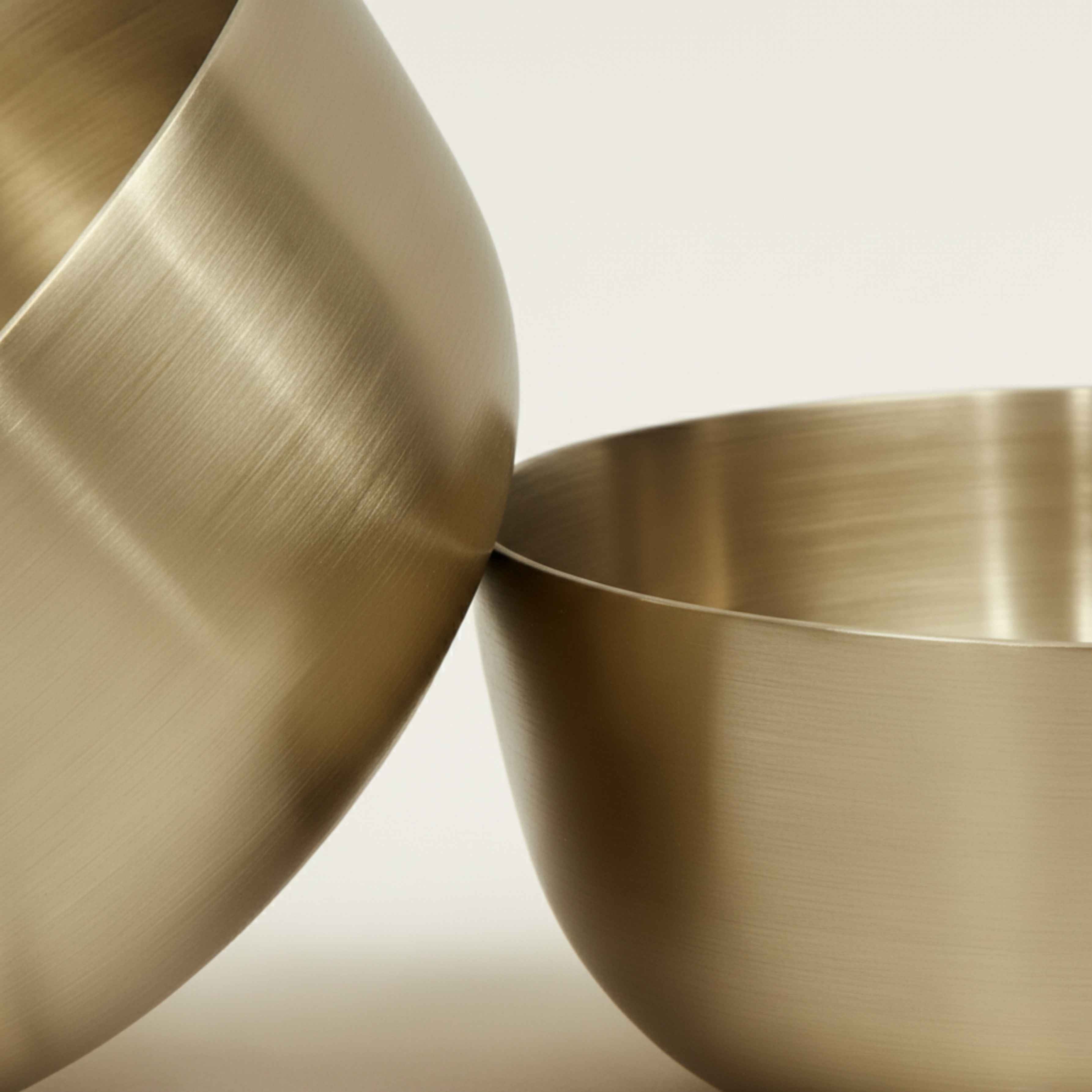 PURE TIN BRONZE (KANSA) BOMBAY Bowl 5'' (Set of 2)