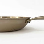 POÊLE EN BRONZE PUR ÉTAMÉ (KANSA) 25 CM