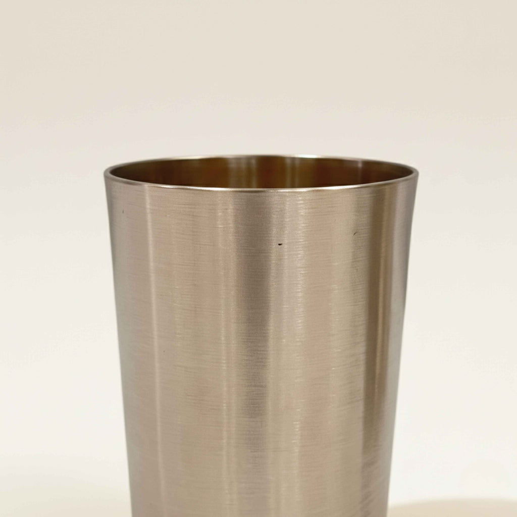 PURE TIN BRONZE (KANSA) GLASS (Set of 2)