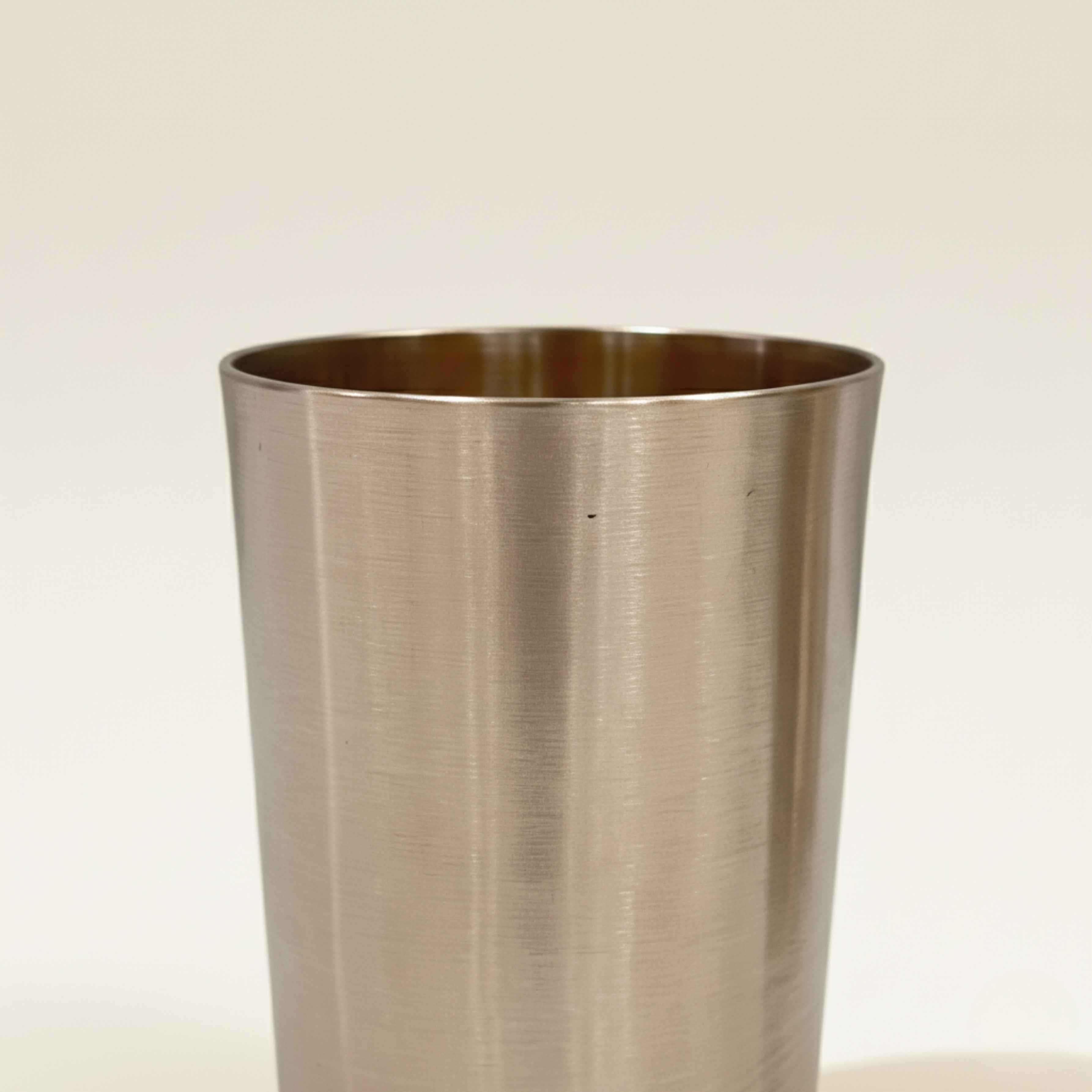 PURE TIN BRONZE (KANSA) GLASS (Set of 2)