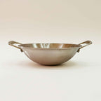 PURE TIN BRONZE (KANSA) KADAI 8''