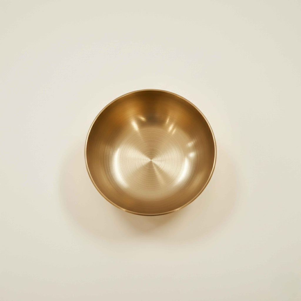 BOL EN BRONZE PUR (KANSA) MUKTA 5'' (Lot de 2)