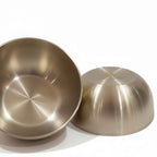 BOL EN BRONZE PUR (KANSA) MUKTA 5'' (Lot de 2)