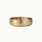 Handcrafted Kansa Rajsi Dessert Plate — Pure Tin Bronze, Traditional Halva Plate