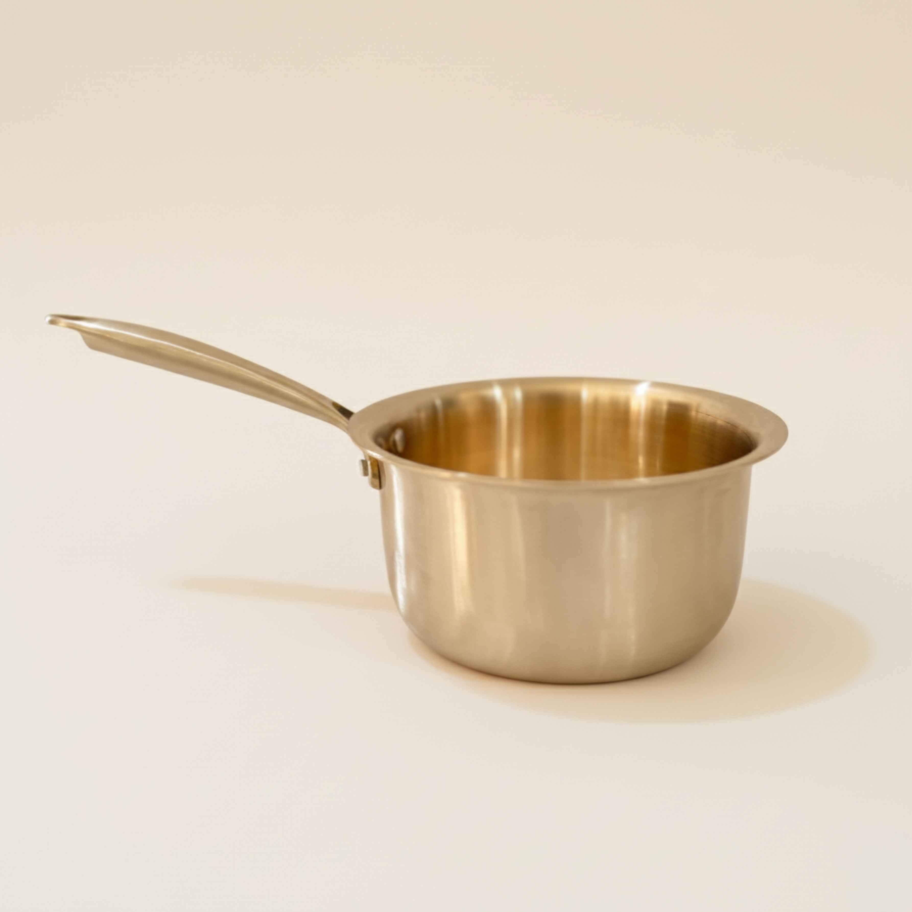 CASSEROLE EN BRONZE D'ÉTAIN PUR (KANSA) 8 POUCES